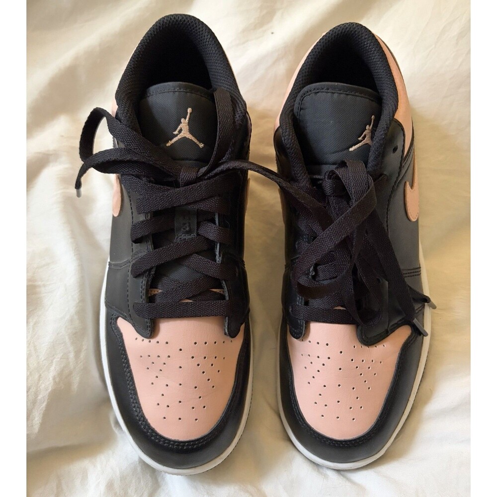 Nike Air Jordan 1 Low GS 'Crimson Tint' 553560-034 6.5 Women’s Sneaker Youth